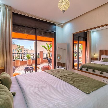 L'Atlas - Appartement Authentique A Gueliz Marrakesh Exterior foto