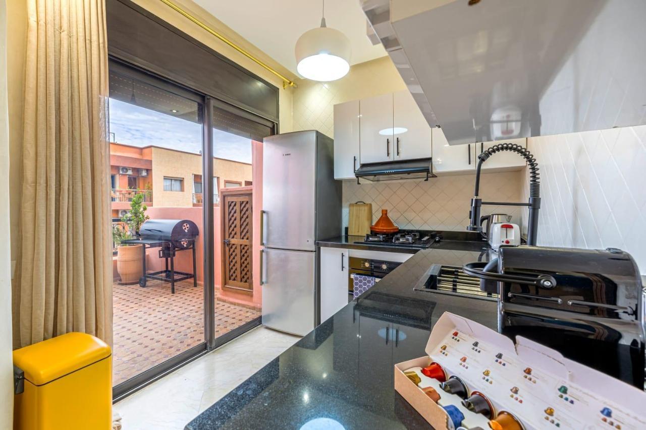 L'Atlas - Appartement Authentique A Gueliz Marrakesh Exterior foto