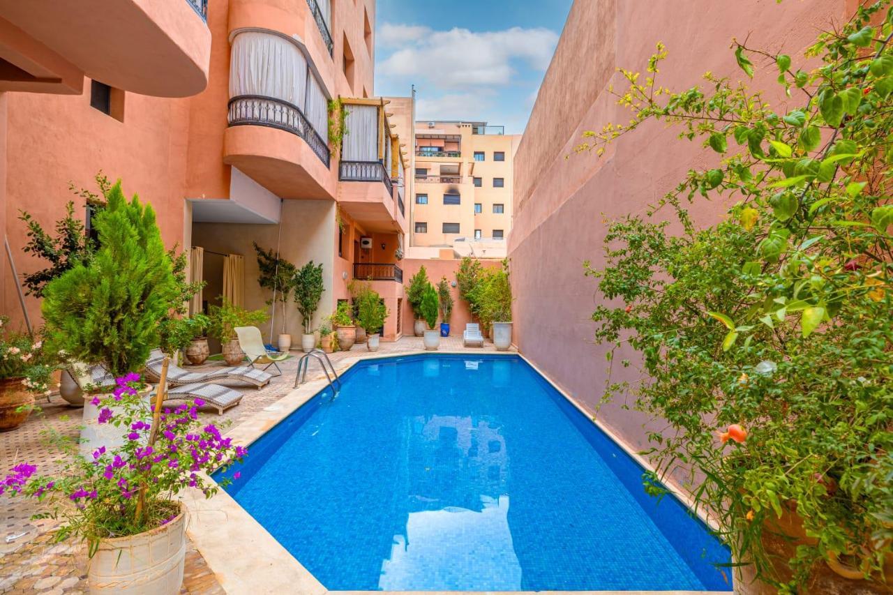 L'Atlas - Appartement Authentique A Gueliz Marrakesh Exterior foto