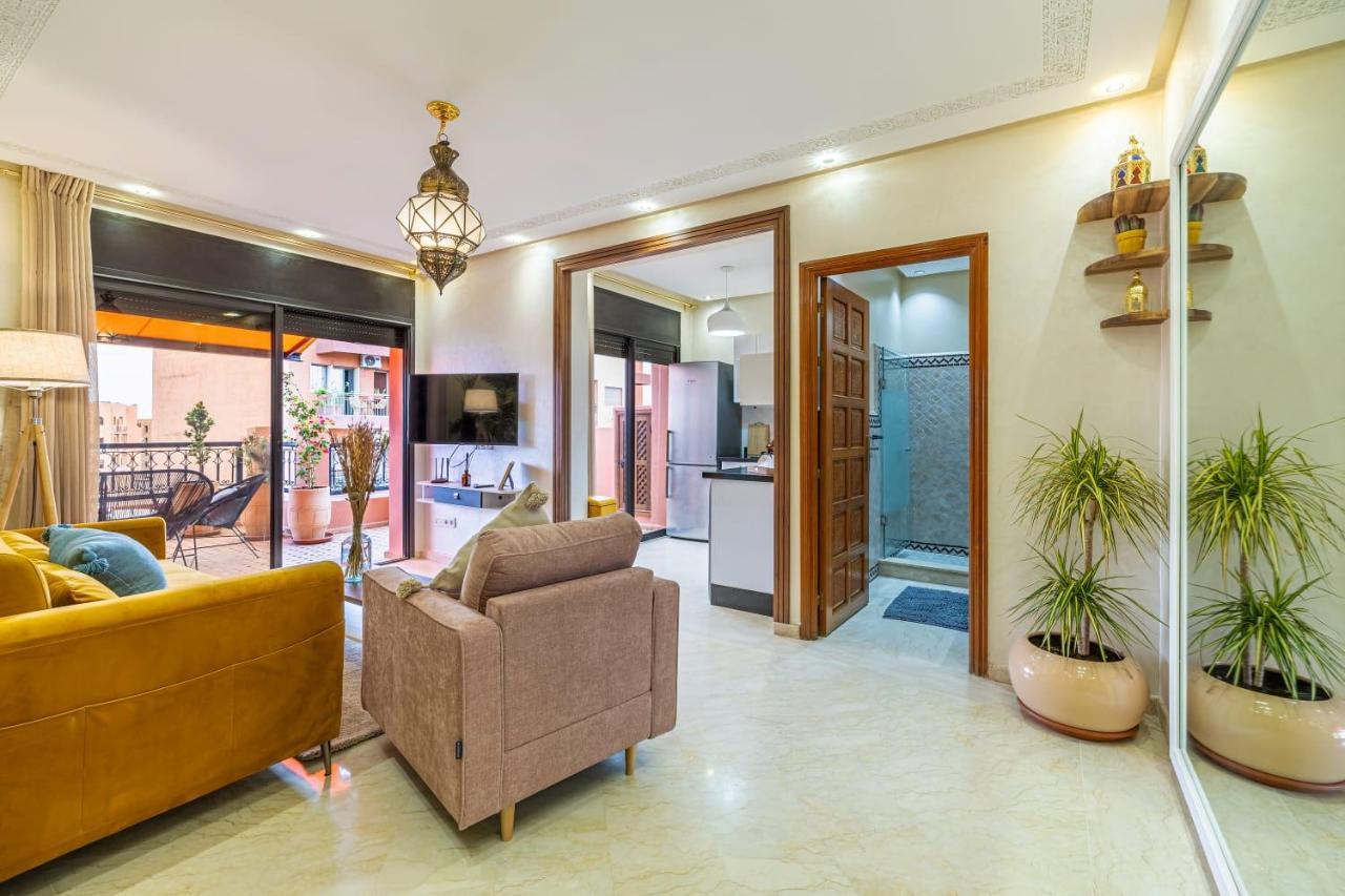 L'Atlas - Appartement Authentique A Gueliz Marrakesh Exterior foto