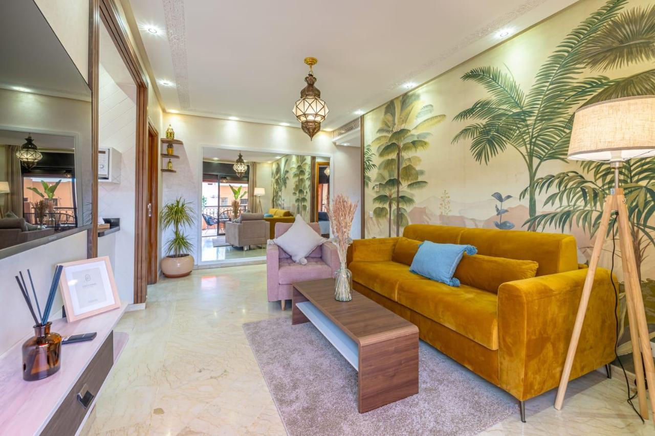 L'Atlas - Appartement Authentique A Gueliz Marrakesh Exterior foto